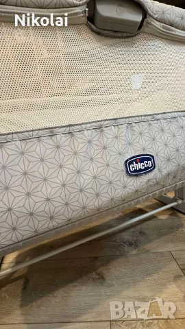 бебешка кошара next to me chicco, снимка 2 - Бебешки легла и матраци - 55513237
