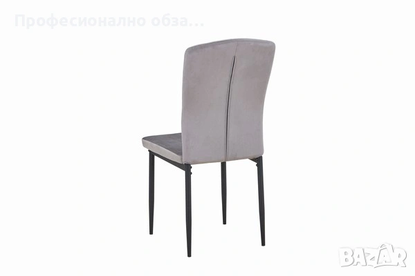 Икономични трапезни столове-4 броя комплект,евтини столове за заведение и ресторант с дамаска, снимка 4 - Столове - 54549924
