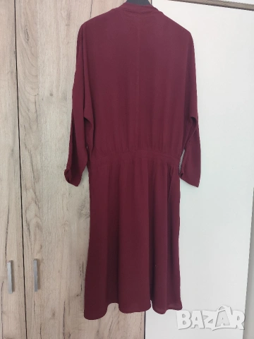 Maison Scotch рокля цвят бордо М размер , снимка 7 - Рокли - 54627077