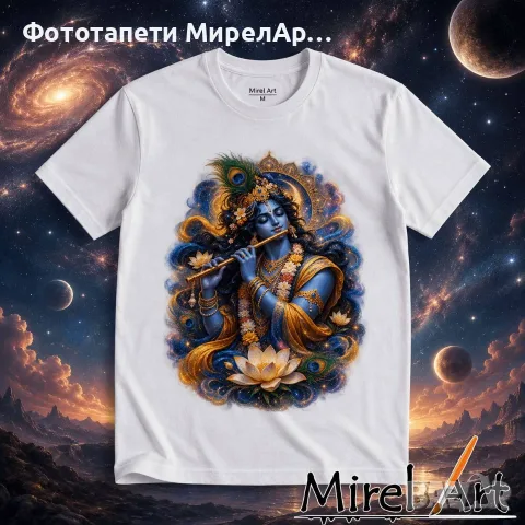 Тениски йога Кришна, снимка 3 - Тениски - 55663767