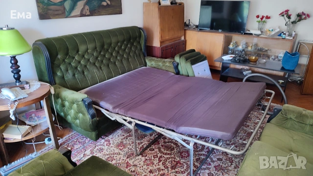 Мека мебел - тройка, двойка, кресло, табуретка