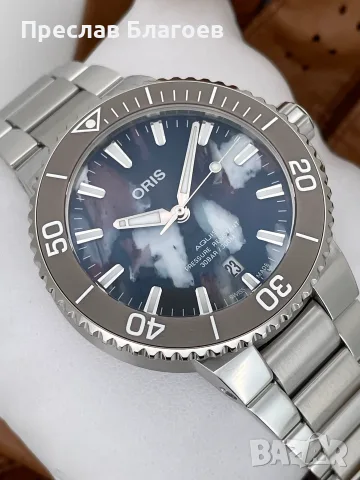 Часовник Oris Aquis Date Upcycle, снимка 2 - Мъжки - 55350118