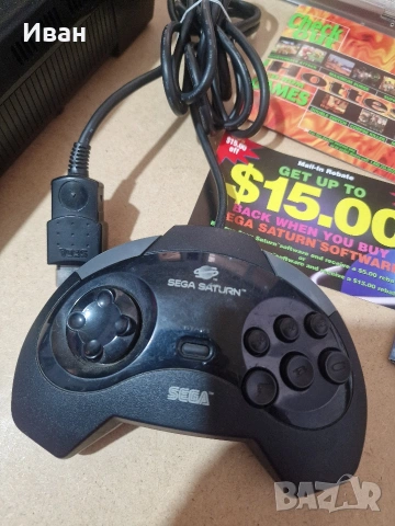 sega saturn , снимка 2 - Други игри и конзоли - 54620807