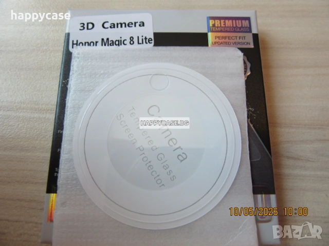 Honor Magic 8 Lite / 8 Pro / 3D 9H Стъклен протектор за камера, снимка 12 - Фолия, протектори - 52632173