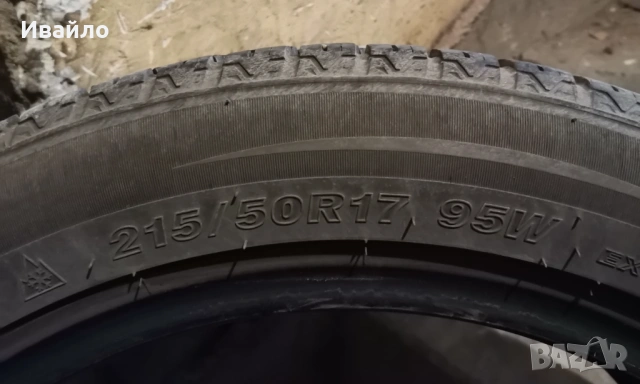 Продавам 2 броя зимни гуми 215.50.17 на 1 сезон дот 2023 Goodyear , снимка 3 - Гуми и джанти - 54491331