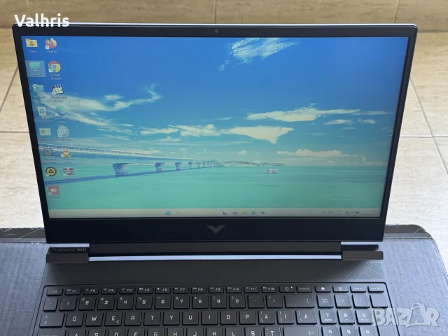 HP Victus 15 Gaming / 15.6" инча / NVIDIA / AMD RYZEN 5 5600U / RAM 8GB / SSD 256GB / Гаранция!, снимка 2 - Лаптопи за игри - 55649979
