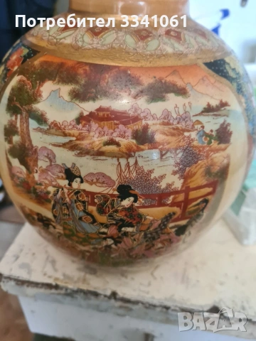 Старинна ваза порцелан, снимка 2 - Антикварни и старинни предмети - 54858183