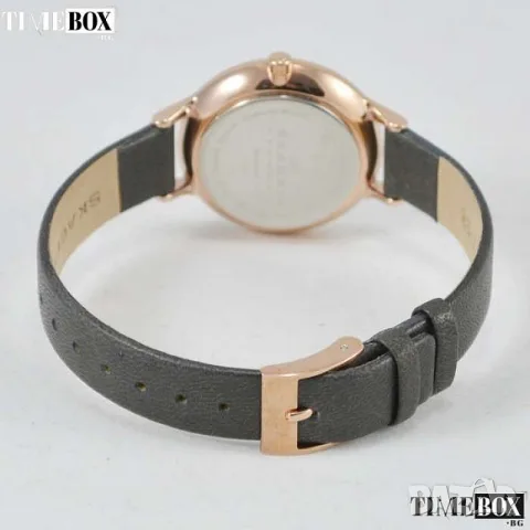 Skagen Anita Gray Leather SKW2267, снимка 6 - Дамски - 55351049