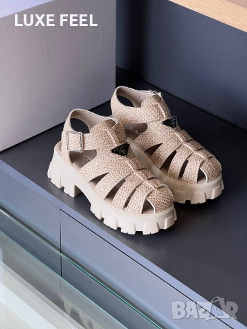 Prada ⚜️ Дамски Сандали , снимка 8 - Сандали - 54368497