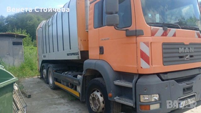 Продавам сметоизвозващ камион МАН