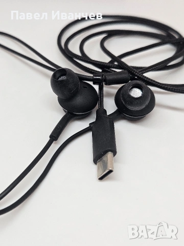 Слушалки In-Ear Type C - Черни, снимка 3 - Слушалки и портативни колонки - 54889830