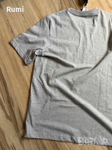 Нова оригинална сива мъжка тениска Adidas Big Logo Essentials! M, снимка 7 - Тениски - 54729951