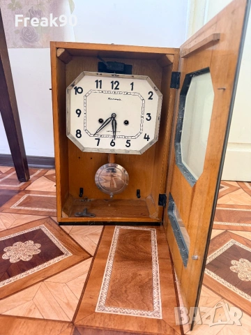 Старомоден стенен часовник, снимка 2 - Стенни часовници - 54490108