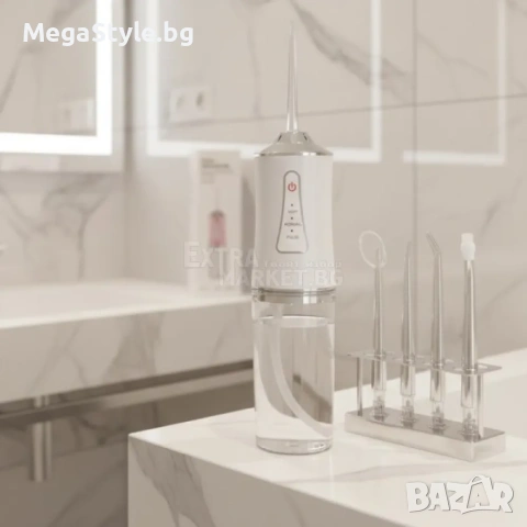 Преносим зъбен душ (иригатор за зъби) с USB зареждане, снимка 2 - Други - 55224913