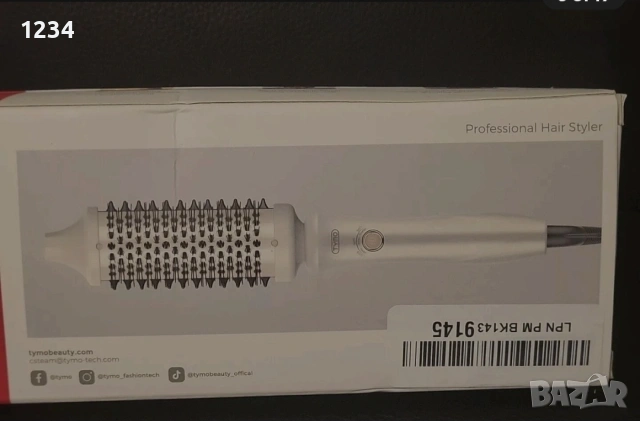 Термочетка TYMO STYLUX (43mm), снимка 4 - Маши за коса - 54801718