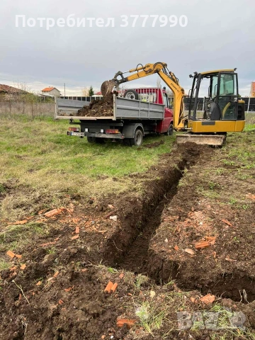 услуги с багер и камион , снимка 2 - Кърти, чисти, извозва - 54231976