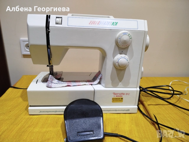 Шевна машина BERNETTE 812, снимка 11 - Шевни машини - 54062738