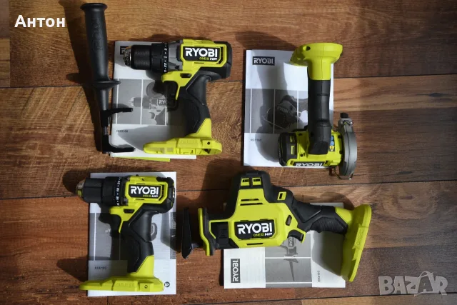 Нови Безчеткови Акумулаторни Инструменти Ryobi 18V