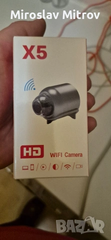 X5 мини камера, снимка 2 - IP камери - 54239674