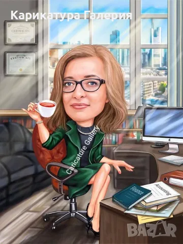 Дигитални Карикатури Портрет Ръчна Рисувана Карикатура Подарък Рожден ден Юбилей Двойка Картини , снимка 6 - Подаръци за юбилей - 55639066