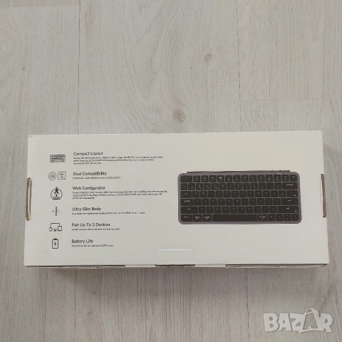 Професионална безжична клавиатура Keychron B1 Pro (75% / Bluetooth & 2.4GHz), ISO-DE, снимка 3 - Клавиатури и мишки - 54944140