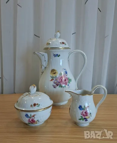 Hutschenreuther Dresden Сервиз за Храна, Кафе, Чай, за 8 човека, снимка 6 - Сервизи - 55327226