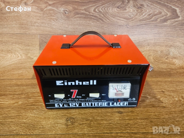 Зарядно за акумулатор Einhell 6V/12V – Немско качество и надеждност, снимка 3 - Аксесоари и консумативи - 54192899