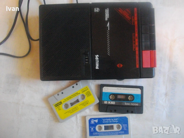 КОЛЕКЦИОНЕРСКИ ЗАПИСВАЩ КАСЕТОФОН 1986г. PHILIPS D6260 Made in AUSTRIA ПОЧТИ НОВ ФИЛИПС 