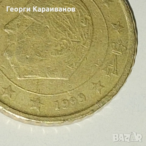 момента 50 euro cent , снимка 3 - Нумизматика и бонистика - 54480300