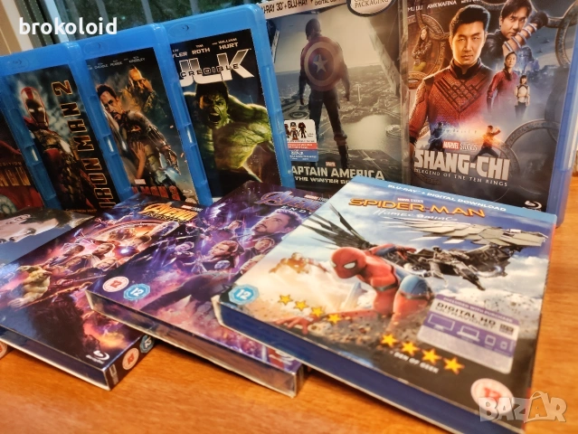 MCU - MARVEL CINEMATIC UNIVERSE блу рей лот, снимка 4 - Blu-Ray филми - 54584687