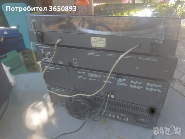 музикална уредба GRUNDIG работеща отлично усилвател тунер дек с касета и грамофон. , снимка 6 - Аудиосистеми - 55522564