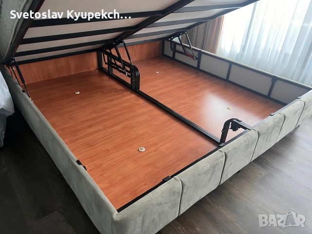 Спалня с матрак и табла 200х200см, снимка 3 - Спални и легла - 55268953