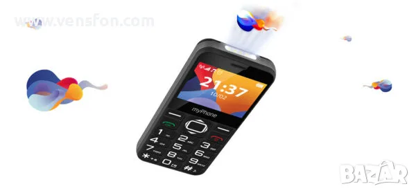  myPhone Halo 3 Телефон за възрастни /черен/, снимка 2 - Други - 55691830