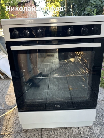 Стационарна готварска печка Аег/Aeg, снимка 11 - Печки, фурни - 55493321