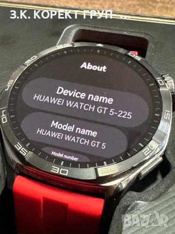 Huawei Watch GT 5 46mm - Black, снимка 6 - Смарт часовници - 54670797