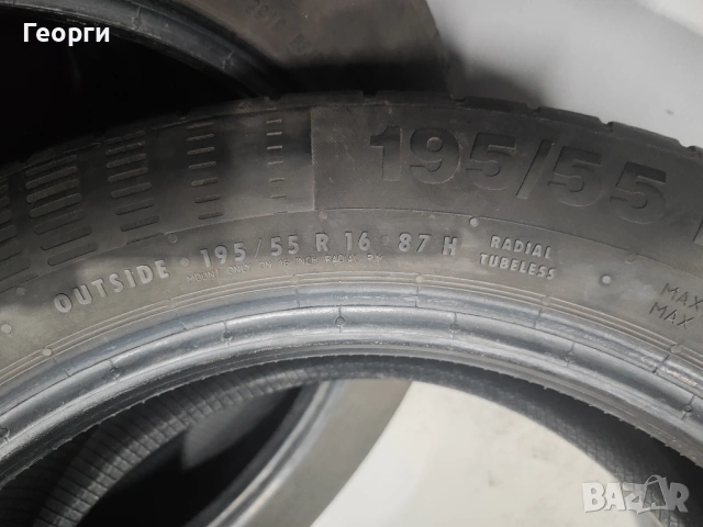 2бр.летни гуми 195/55/16 Continental, снимка 3 - Гуми и джанти - 54062283