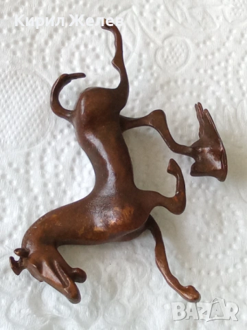 Бронзова фигурка на 🐎 кон 52857, снимка 4 - Колекции - 54170995