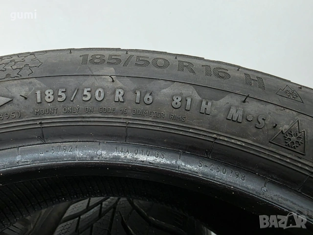 4бр зимни гуми 185/50/16 CONTINENTAL L05326 , снимка 6 - Гуми и джанти - 54024568