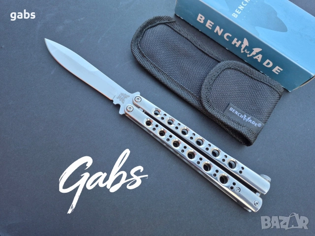 Сгъваем нож тип пеперуда Benchmade Balisong DBM-62,Weehawk, снимка 6 - Ножове - 54351418