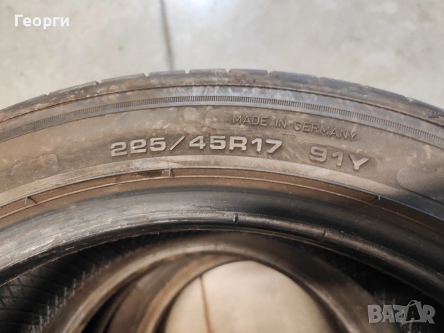 2бр. летни гуми 225/45/17 Goodyear, снимка 3 - Гуми и джанти - 54194266
