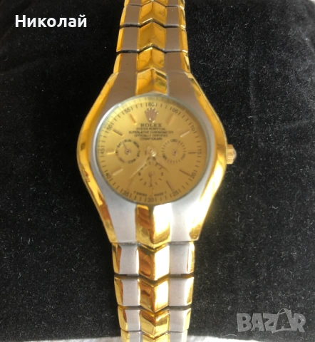 Стилен дамски часовник по модел на Rolex Cosmograph Daytona Oyster Perpetual, нов, кварц, елегантен, снимка 2 - Дамски - 38348038