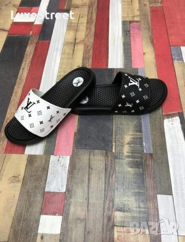 Louis VUITTON 🤍 Armani 🤍 Дамски Джапанки 40,41, снимка 2 - Джапанки - 54703933