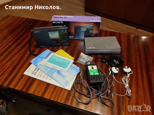 Използвано радио Sony ICF-SW7600G FM Stereo/SW/MW/LW PLL World Radio.
