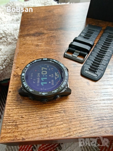 Garmin Fenix Solar Sapphire Titanium 51 mm, снимка 5 - Смарт часовници - 54535887