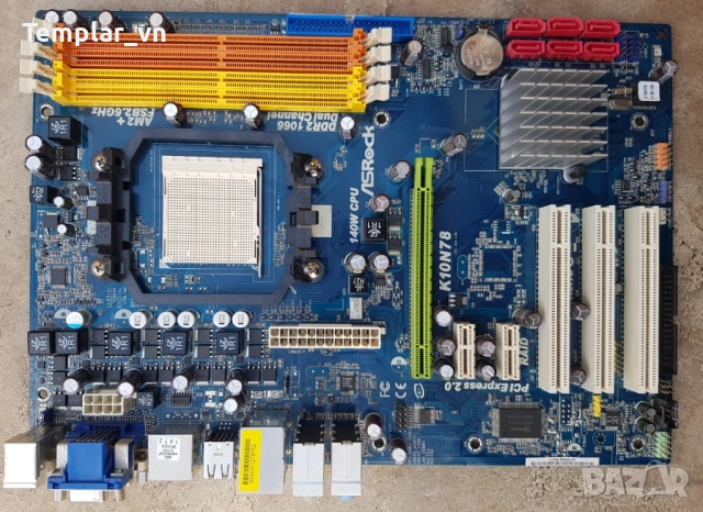Asus M3A78-T socket AM2+ // Asrock K10N78 socekt AM2/AM2+, снимка 4 - Геймърски - 49705584