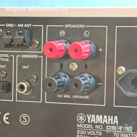 Микро ресивър Yamaha CRX-E150 PianoCraft + Оригинално дистанционно, снимка 7 - Ресийвъри, усилватели, смесителни пултове - 55650455