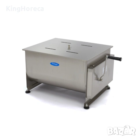 Смесител за кайма 60 л – двойна ос, ръчно задвижване, накланяща купа, снимка 4 - Обзавеждане на кухня - 54105961