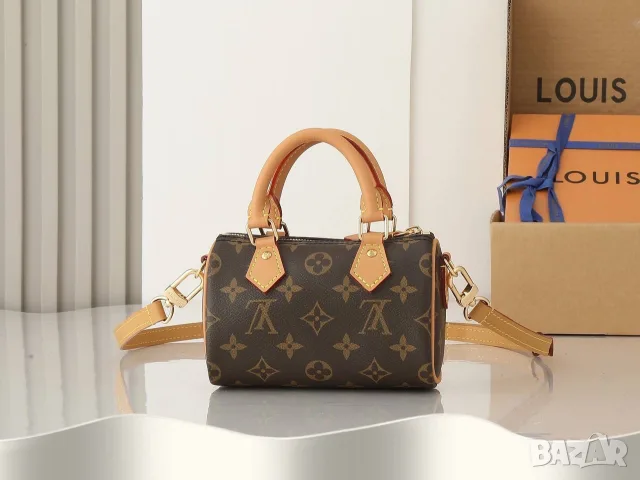 Louis Vuitton Nano Speedy , снимка 3 - Чанти - 55416283
