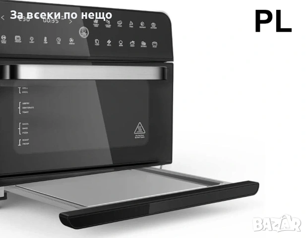 Air Fryer Фурна ZEPHYR Deluxe XXL – 25L, 1800W, 12в1 Код P2701, снимка 4 - Фритюрници - 55054664