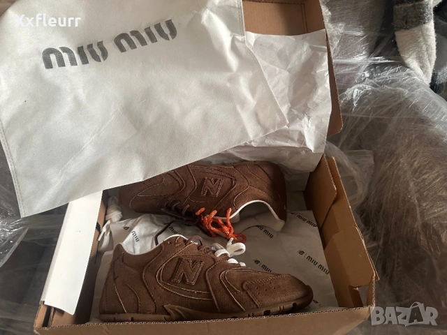New Balance x Miu Miu, снимка 5 - Маратонки - 54230639
